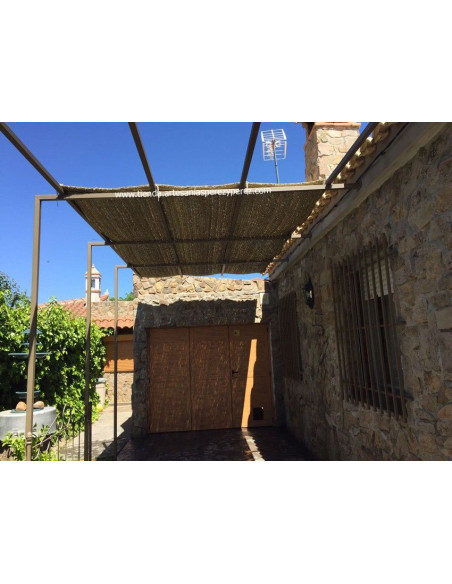 Toldo de esparto natural