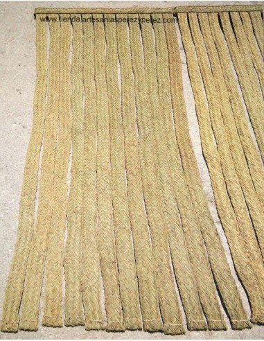 Cortinas de esparto borde recto