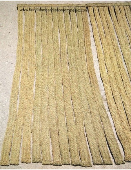 Cortinas de esparto borde recto