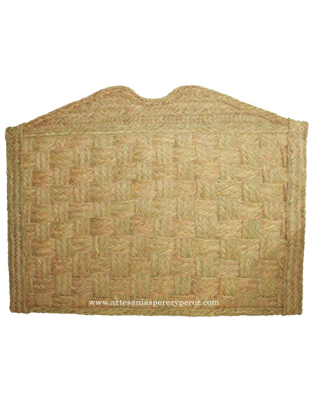 Cabecero entrelazado de esparto mod. Picos
