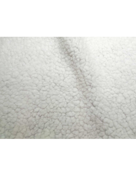 Tela de borreguito blanco
