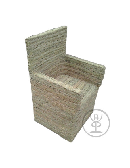 Sillón de esparto natural