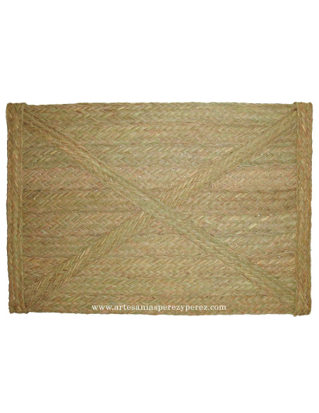 Cabecero de cama de esparto con cruceta (elegir medidas)