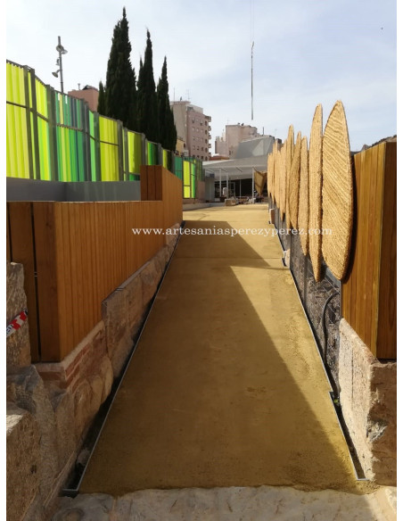 Innovación con esparto en Museo del Foro Romano de Cartagena (Murcia)