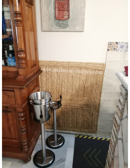 Revestimento de parede com esparto (Feito sob medida)