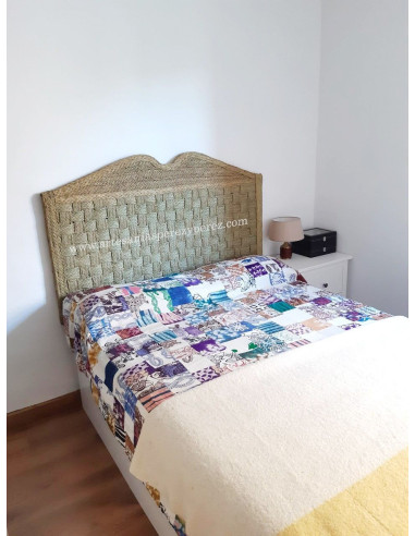 Cabecero entrelazado de esparto mod. Picos 2