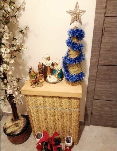 Sapin de Noël en sparte naturel