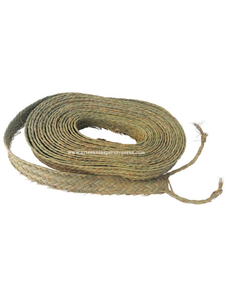 Rollos de pleita de esparto natural para hacer productos artesanos