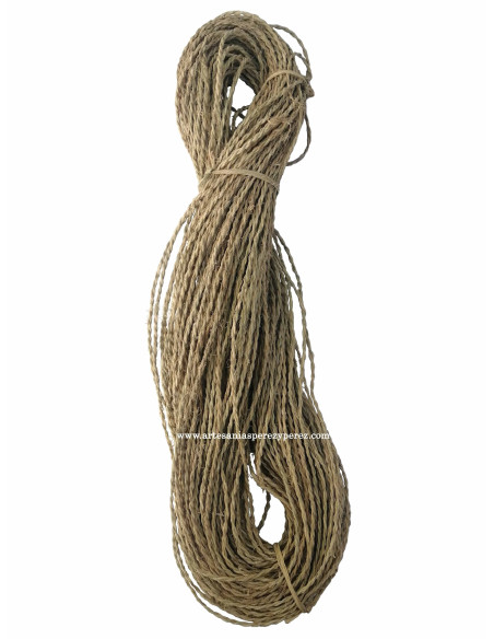Crushed natural esparto rope/cord
