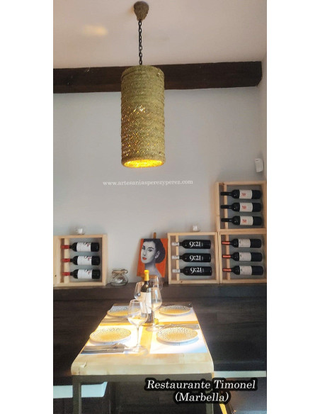 LAMPES CYLINDRIQUES "TIMONEL RESTAURANT (MARBELLA)"