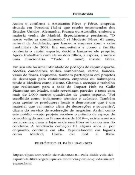 Interview conducted in "EL PAÍS" and published on 03-19-2023