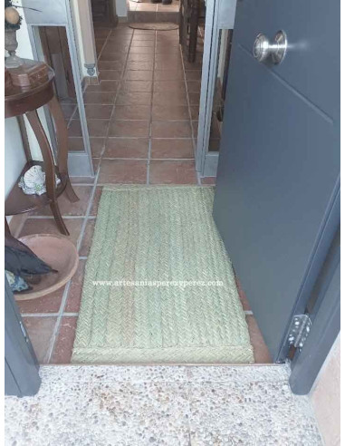 Rectangular rug/mat made of natural esparto (Also made to measure)