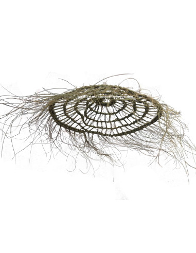Abajur para candeeiro suspenso esparto natural modelo Cosmos