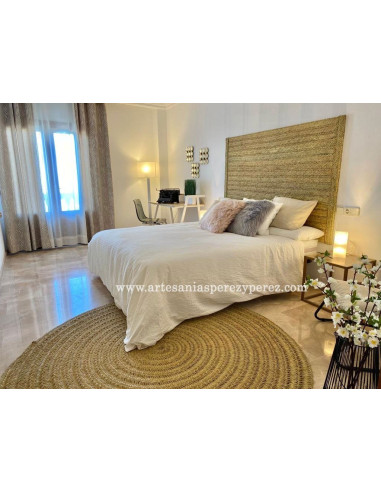 Esteras redondas de esparto natural ideales para suelo o decoración