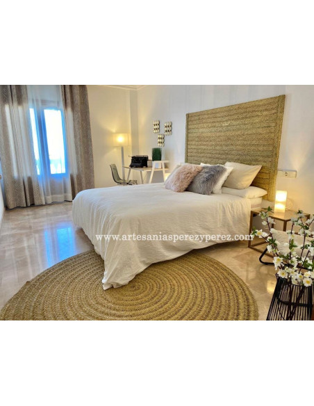 Esteras redondas de esparto natural ideales para suelo o decoración