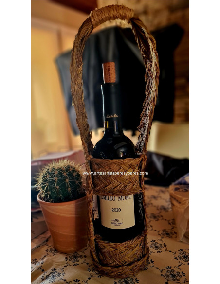 Natural esparto wine rack (1 bottle)