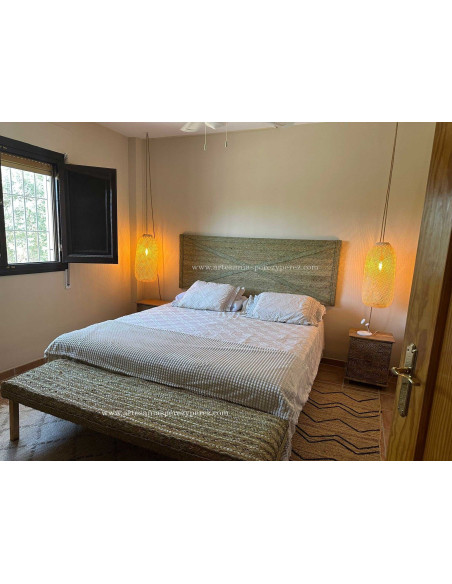Esparto headboard with crosshead (choose measurements)