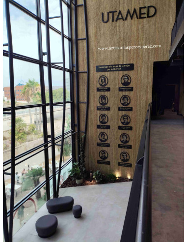 Utamed Málaga: wall coverings in sustainable, artisanal natural esparto