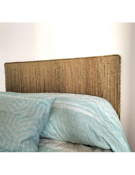 Cabeceira de Cama com Corda de Sparte | Design Artesanal e Natural