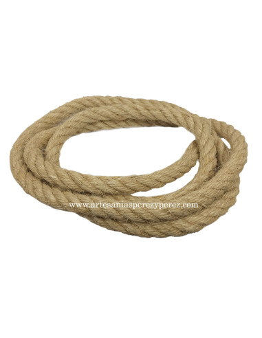 Cuerda de sisal natural 22mm - 4 cabos (Uso General)