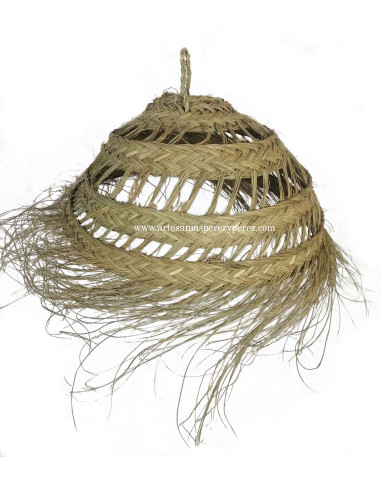 Esparto natural openwork lampshade Ensenada model