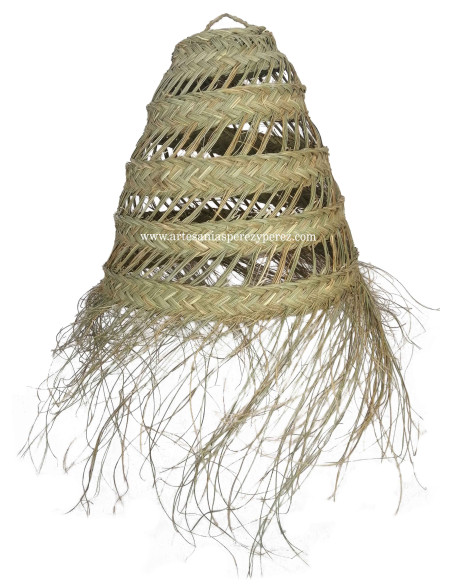Esparto natural openwork lampshade Bahía model