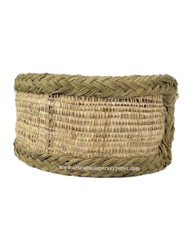 Applique murale en sparte et raphia naturel sans douille E-27
