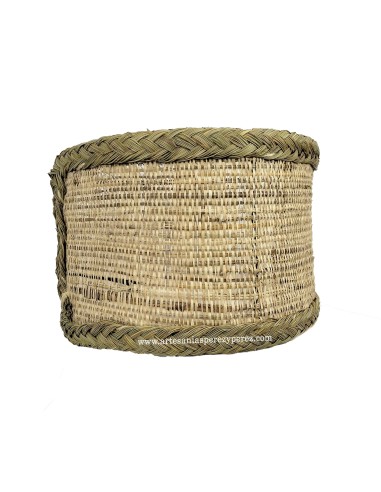 Natural raffia and esparto wall sconce with lampholder