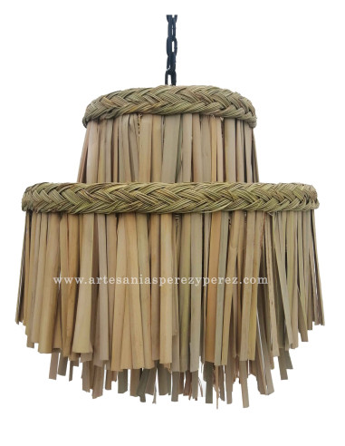 Lampe double en sparte et enea naturel