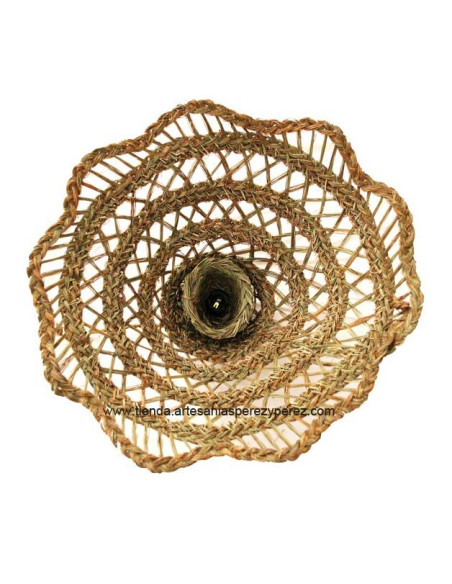 Lampe à cône ouverte en sparte