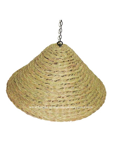 Lampe orientale en sparte naturel