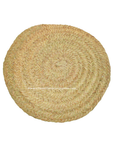 Esteras redondas de esparto natural ideales para suelo o decoración