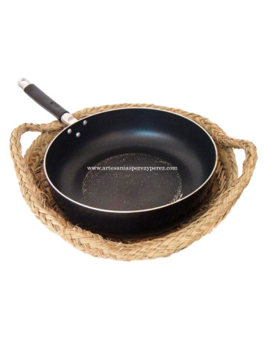 Trivet made of natural esparto (Skillet)