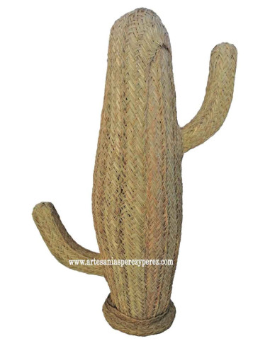 Wide natural esparto cactus, 100% handmade