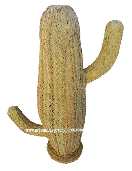 Wide natural esparto cactus, 100% handmade