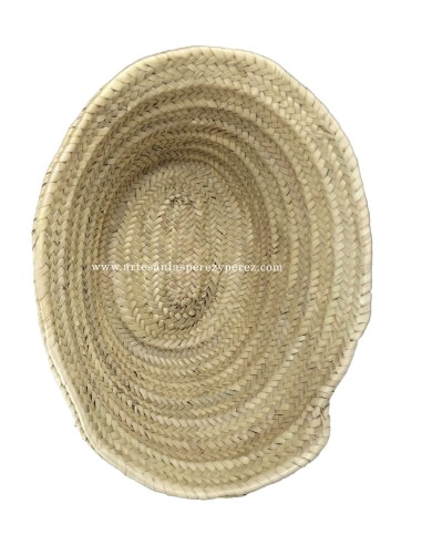 Cesta capazo de palma natural sin asas