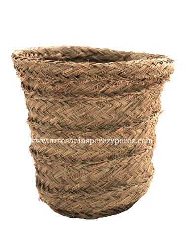 Cesta artesanal em esparto, multiuso, modelos variáveis