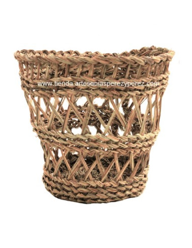 Panier en sparte ajouré, multi-usage ou lampe