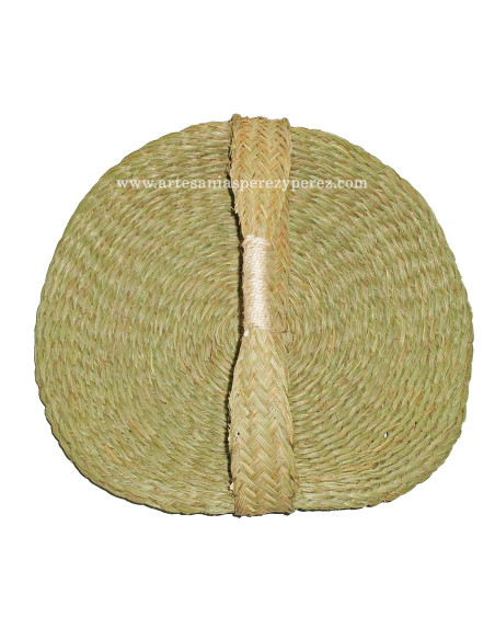 Suporte para lenha em formato de canoa de esparto reforçado