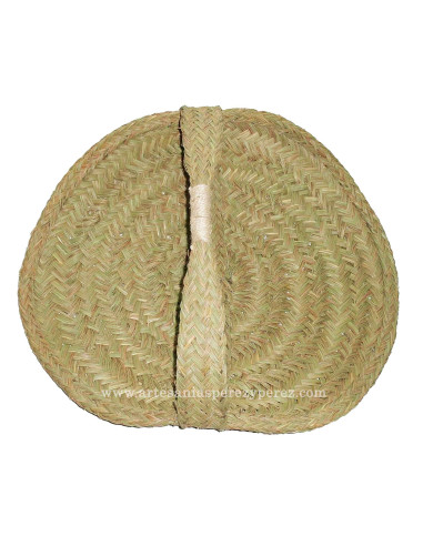 Leñera de esparto natural modelo canoa 2