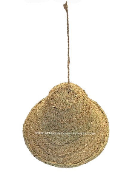 Pantalla de esparto natural modelo campana