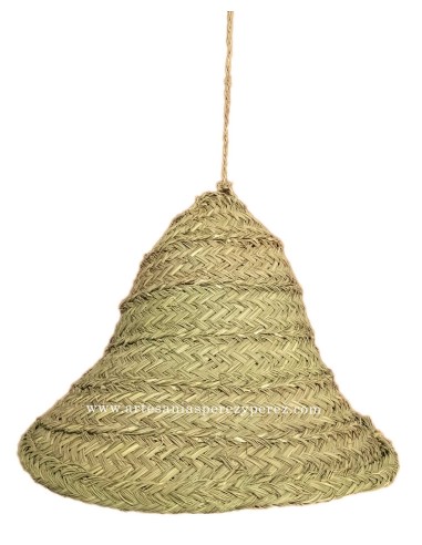 Pantalla de esparto natural modelo campana