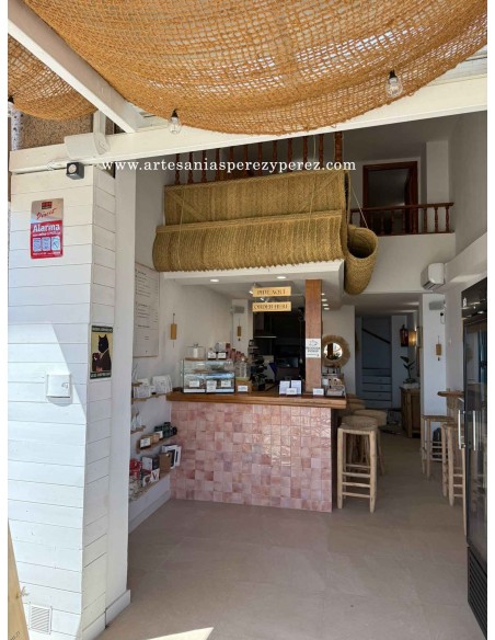 Toldo/vela de sombra de coco natural (À medida)