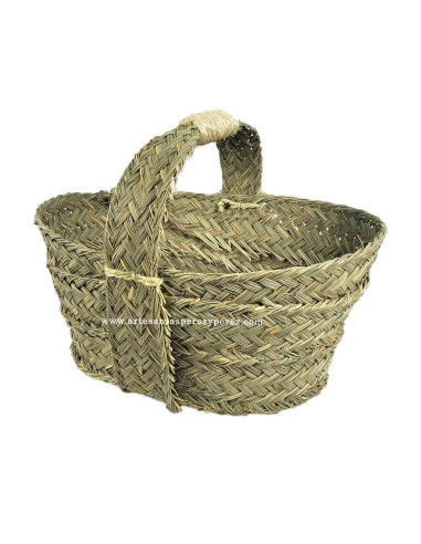 Cesta panera de esparto natural para colocar el pan