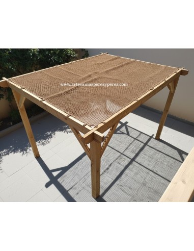Toldo/vela de sombra de coco natural (À medida)