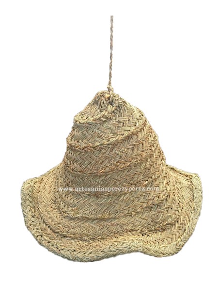Abat-jour en sparte naturel modèle cloche