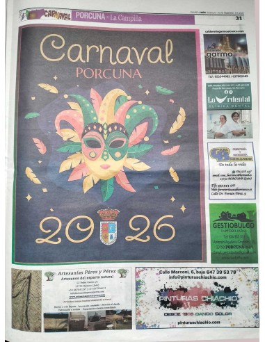 DIARIO JAÉN 14-02-2026 (Carnival) 2