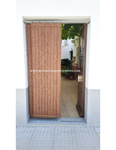 PANELES CORREDEROS DE ESPARTO NATURAL PARA PROTECCIÓN SOLAR